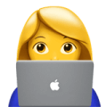 girl with laptop